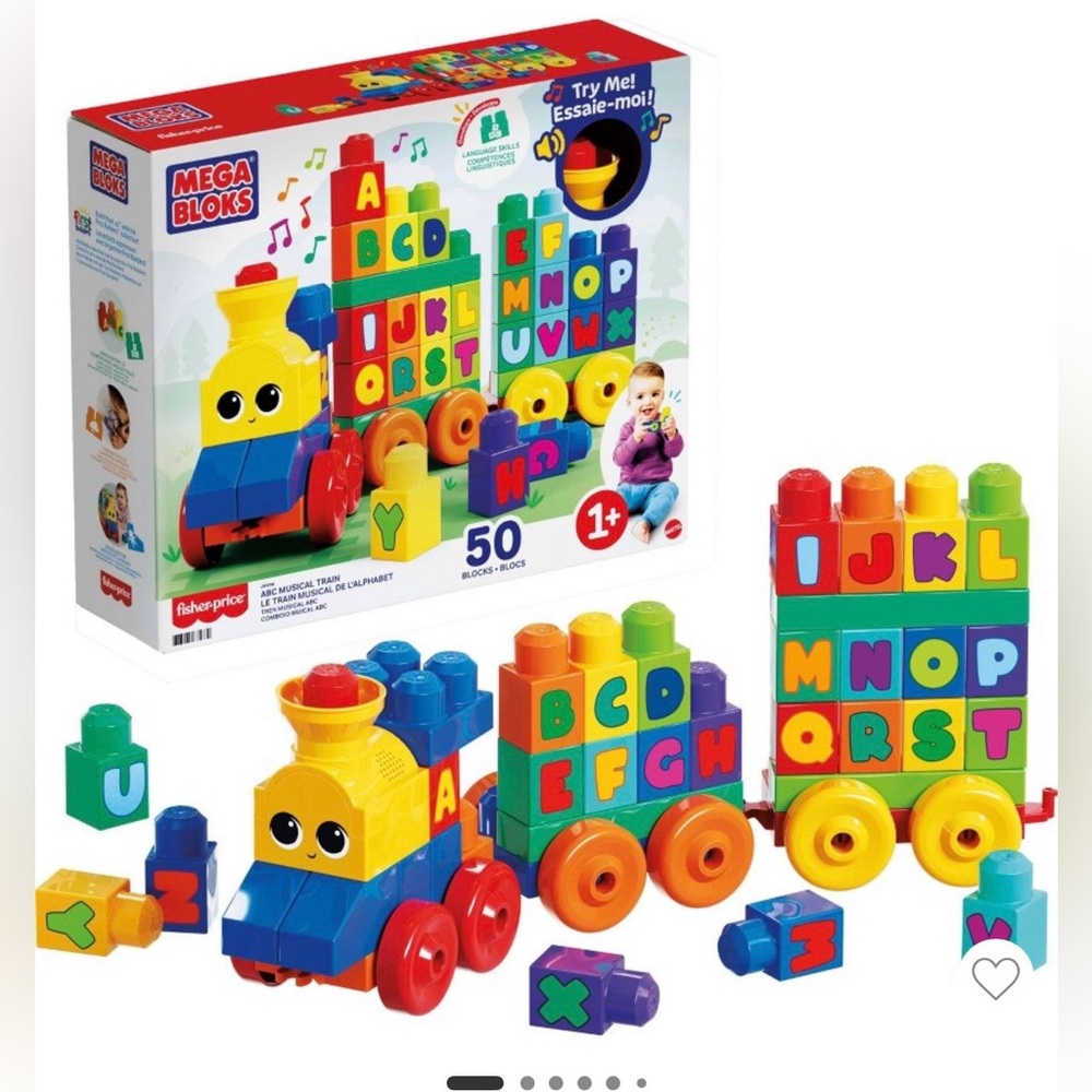 Mega Bloks ABC Musical Train set